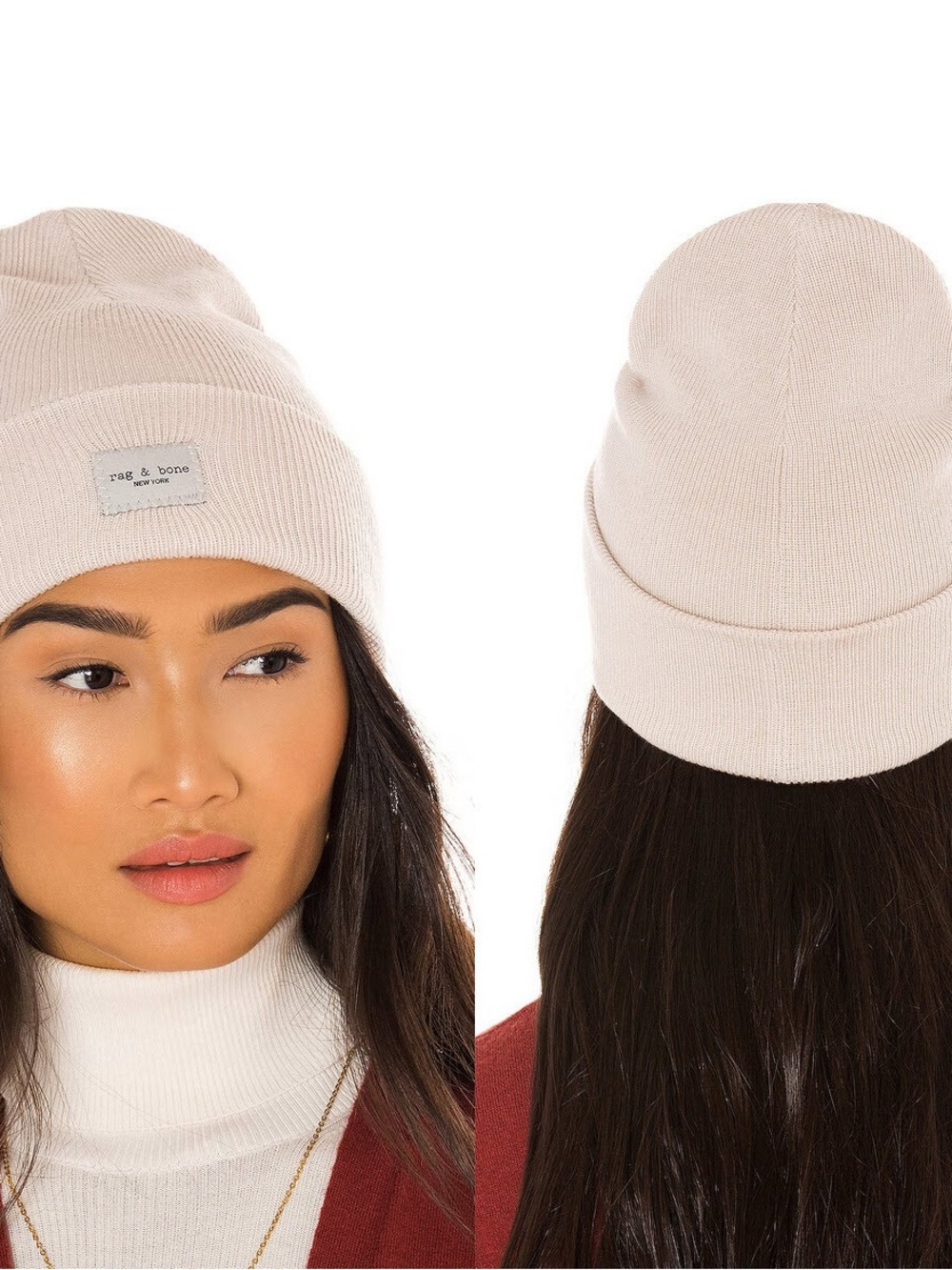 RAG & BONE - Addison Beanie in Light Beige